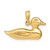 Image of 14K Yellow Gold Mallard Pendant