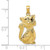 Image of 14K Yellow Gold Sitting Cat Pendant K6584