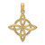 Image of 14K Yellow Gold Small Celtic Eternity Knot Pendant