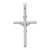 Image of 14K White Gold Textured Crucifix Pendant