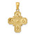 Image of 14K Yellow Gold 4-Way Medal Pendant