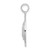 Image of De-Ani Sterling Silver Rhodium-Plated Fort Myers Beach Florida Circle with Starfish Pendant