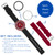 Image of Arizona State Sun Devils Colors Watch Gift Set - Stainless Steel Case with Interchangeable Bezels