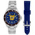 North Carolina A&T Aggies Men's Contender Watch Gift Set - Stainless Steel Case with 2 Bands