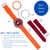 Image of Virginia Tech Hokies Colors Watch Gift Set - Stainless Steel Case with Interchangeable Bezels