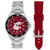 Image of Washington State Cougars Men's Contender Watch Gift Set - Stainless Steel Case with 2 Bands