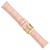 Image of DeBeer 18mm Pink Crocodile-Style Grain Chrono Gold-tone Buckle Watch Band