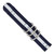 Image of DeBeer 20mm Navy w/White Stripe Two Piece Nylon Strap w/ Quick Release Spring Bar