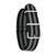 Image of DeBeer 21mm Black w/Grey Stripe Military G10 Nylon Silver-tone Buckle Watch Band