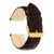 Image of DeBeer 20mm Genuine Alligator Brown Chrono Gold-tone Buckle Watch Band
