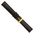 Image of DeBeer 17mm Long Black Genuine Lizard Gold-tone Buckle Watch Band