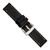Image of Gilden 26mm Black w/Stitch Sport Calfskin w/Stainless Buckle Watch Band