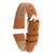 Image of Gilden 13mm Light Brown Classic Calfskin Gold-tone Buckle Watch Band