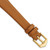 Image of Gilden 13mm Light Brown Classic Calfskin Gold-tone Buckle Watch Band
