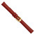 Image of Gilden 12mm Red Oilskin Leather w/Gold-tone Buckle Watch Band