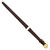 Image of Gilden 10mm Dark Brown Flat Lizard-Style Grain Calfskin Watch Band