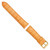 Image of DeBeer 24mm Orange Crocodile-Style Grain Chrono Gold-tone Buckle Watch Band