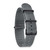 Image of DeBeer 20mm Grey Military G10 Nylon Black PVD-plated Buckle Watch Band