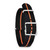 Image of DeBeer 18mm Black w/Orange Stripe Military G10 Nylon Silver-tone Buckle Watch Band