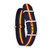 Image of DeBeer 20mm Navy, Red, Yellow Military G10 Nylon Silver-tone Buckle Watch Band