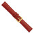 Image of DeBeer 18mm Lizard-Style Grain Red Gold-tone Buckle Watch Band