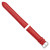 Image of DeBeer 12mm Red Smooth Leather Silver-tone Buckle Watch Band