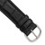 Image of DeBeer 22mm Genuine Matte Alligator Black Silver-tone Buckle Watch Band