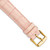 Image of DeBeer 22mm Pink Crocodile-Style Grain Chrono Gold-tone Buckle Watch Band