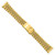 Gilden 18-22mm Long Jubilee-style IP-Plated Stainless Steel Watch Band
