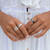 Image of "BLESSED" - Silver Serenity Collection - MeditationRing (Spinner Ring)