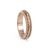 Image of "CHAKRA ROSE GOLD-PLATED" - Stackable Collection - MeditationRing (Spinner Ring)