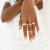 Image of "PRANA ROSE GOLD-PLATED" - Stackable Collection - MeditationRing (Spinner Ring)
