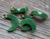 16mm Solid Canadian Nephrite Jade Crescent Moon Charm