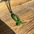 29.5mm Natural Untreated Nephrite Jade Ichthys (Jesus Fish) Pendant on Cord
