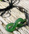 Image of 26mm Genuine Natural Nephrite Jade Infinity Twist Pendant on Cord