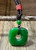 Image of 25mm Genuine Natural Nephrite Jade Square Donut Pendant on Cord