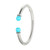 Charles Garnier 6.75" Sterling Silver Mesh Lab-Created Opal & CZ Cuff Bracelet