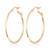 ELLE 35mm Gold-plated Sterling Silver Hoop Earrings