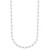 Charles Garnier 17"+2" 3mm Sterling Silver Diamond-Cut Paperclip Chain Necklace