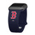 Image of Game Time Boston Red Sox Silicone Sport Watch Band Compatible with Apple Watch - Navy