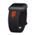 Game Time San Francisco Giants Silicone Sport Watch Band Compatible with Apple Watch - Black
