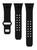 Game Time Cincinnati Reds Engraved Silicone Watch Band Compatible with Apple Watch Black