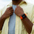 Image of Game Time Houston Astros Engraved Silicone Watch Band Compatible with Apple Watch Orange
