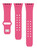 Image of Game Time Tampa Bay Rays Engraved Silicone Watch Band Compatible with Apple Watch Pink