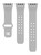 Image of Game Time Chicago Cubs Engraved Silicone Watch Band Compatible with Apple Watch Gray