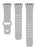 Image of Game Time Oakland Athletics Engraved Silicone Watch Band Compatible with Apple Watch Gray