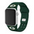 Game Time Green Bay Packers Silicone Sport Watch Band Compatible with Apple Watch - Green