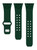 Game Time New York Jets Engraved Silicone Watch Band Compatible with Apple Watch Green