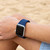 Image of Game Time Seattle Seahawks Engraved Silicone Watch Band Compatible with Apple Watch Navy