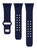 Image of Game Time Seattle Seahawks Engraved Silicone Watch Band Compatible with Apple Watch Navy